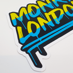 Graffiti de Monky Londres Pegatina