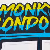 Graffiti de Monky Londres Pegatina