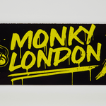 Cheeky Monky Yellow Slap Sticker