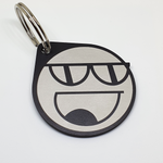 John Emoji Aluminium Key Ring