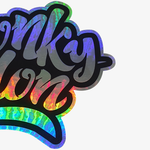 Pegatina Monky London Neo Chrome