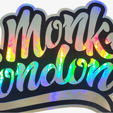 Monky London Neo Chrome Sticker