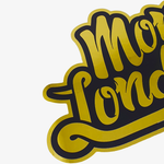 Monky London Gold Chrome Sticker
