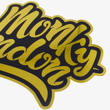 Monky London Gold Chrome Sticker