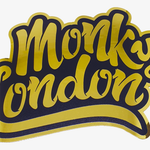 Monky London Gold Chrome Sticker