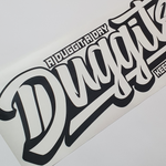 Duggits XL Sticker Black
