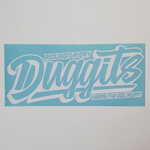 Duggits XL Sticker White