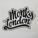 Monky London XL Sticker Black