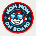 Nom Nom On Board Sticker