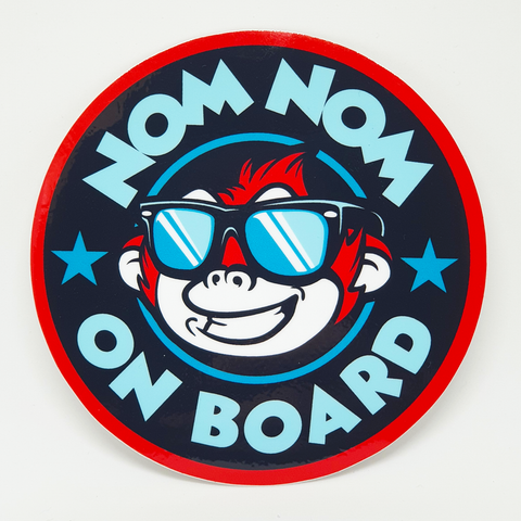 Nom Nom On Board Sticker