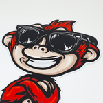 Pegatina Monky (sin texto)