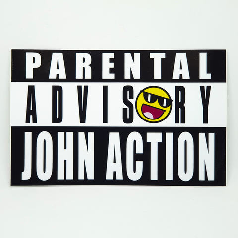 Parental Advisory John Sticker