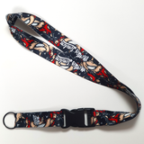 Monky Madness Black Lanyard