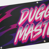 Pancarta grande negra Duggit Master