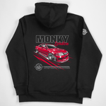 JZX100 Monky Hoodie Black