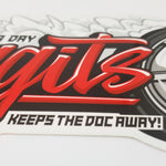 Duggits Red/Black Sticker