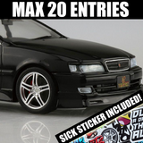 Signed Vertex 1/24 Toyota Chaser JZX100 Model