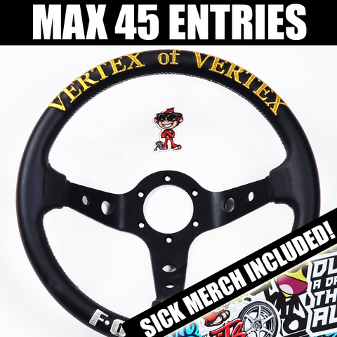 Vertex T&E Forever 330mm Steering Wheel